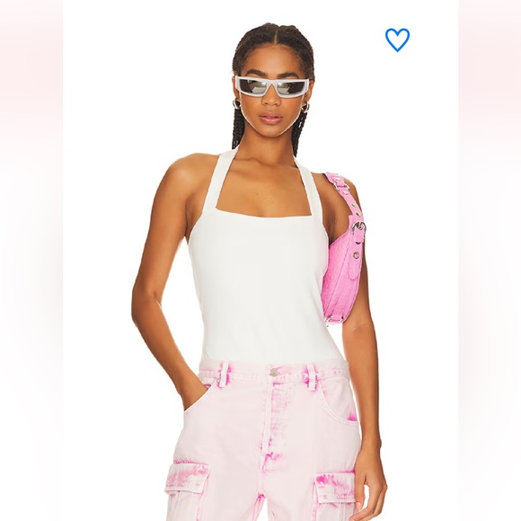 Superdown reece halter bodysuit White Halter Bodysuit Size XS - Picture 2 of 10